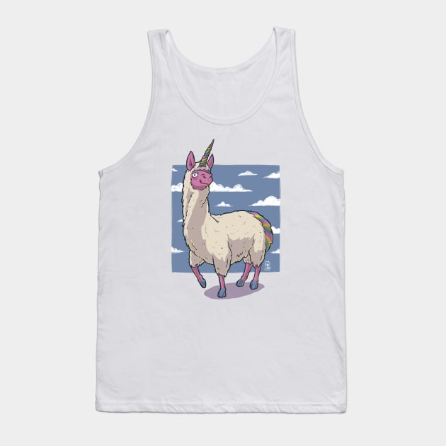 Llama elemental Tank Top by MBGraphiX